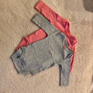 Carter’s Set of Two Long Sleeve Bodysuits